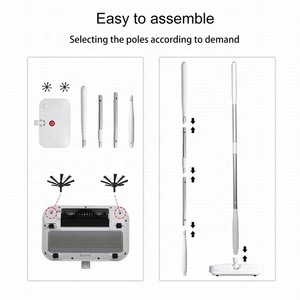 China Easy Home Barredora de piso recargable inalámbrica con fregona Poste de aluminio Suministros de limpieza de alta calidad - Product Image 5