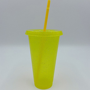 PP <span class=keywords><strong>dieci</strong></span> colori cambiare colore tazza <span class=keywords><strong>di</strong></span> grande capacità 710ml singolo strato freddo paglia tazza <span class=keywords><strong>di</strong></span> colore 24OZ tazza <span class=keywords><strong>di</strong></span> plastica - Product Image 6