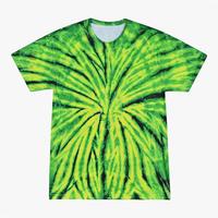 2023 été nouveau cravate teinture chemises impression 3d à manches courtes t-shirt pas cher coloré mode t-shirt personnalisé cravate teinture chemise pour unisexe