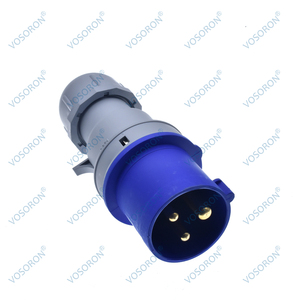 Công nghiệp ổ cắm cắm, kết nối phích cắm điện IP44 không thấm nước 3 giai đoạn cắm điện 3pin 16A/<span class=keywords><strong>32A</strong></span> 2P + PE 220-250V - Product Image 3