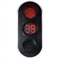 Feu de signalisation routière à LED avec minuteur de compte à rebours