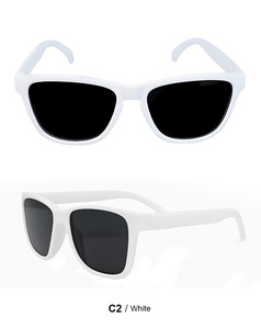 Custom Logo Night Vision Full Rim Square Sunglasses Wholesale Bulk UV400 Promotional Shades Party Wedding Favors <b>Men</b> Women - Product Image 1