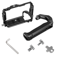 Cage pour appareil photo et poignée pour appareil photo en aluminium et acier inoxydable de précision personnalisée, pièces usinées en usine, accessoires pour rig vidéo DSLR