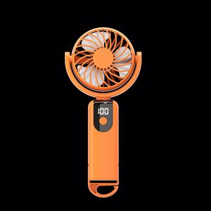 Mini Ventilador USB Plegable Wind Choice con Pantalla LED Digital, Puerto de Carga Tipo-C, Ventilador de Mano Portátil Pequeño con Gancho - Product Image 1