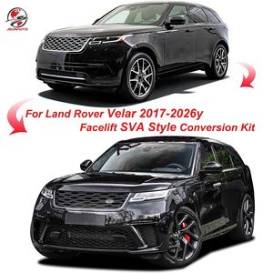 Kit de Carrocería para <span class=keywords><strong>Range</strong></span> <span class=keywords><strong>Rover</strong></span> Velar, Parachoques Delantero y Trasero Estilo SVA, Parrilla para Velar <span class=keywords><strong>P300</strong></span> 380 de 17-26 Años - Product Image 1