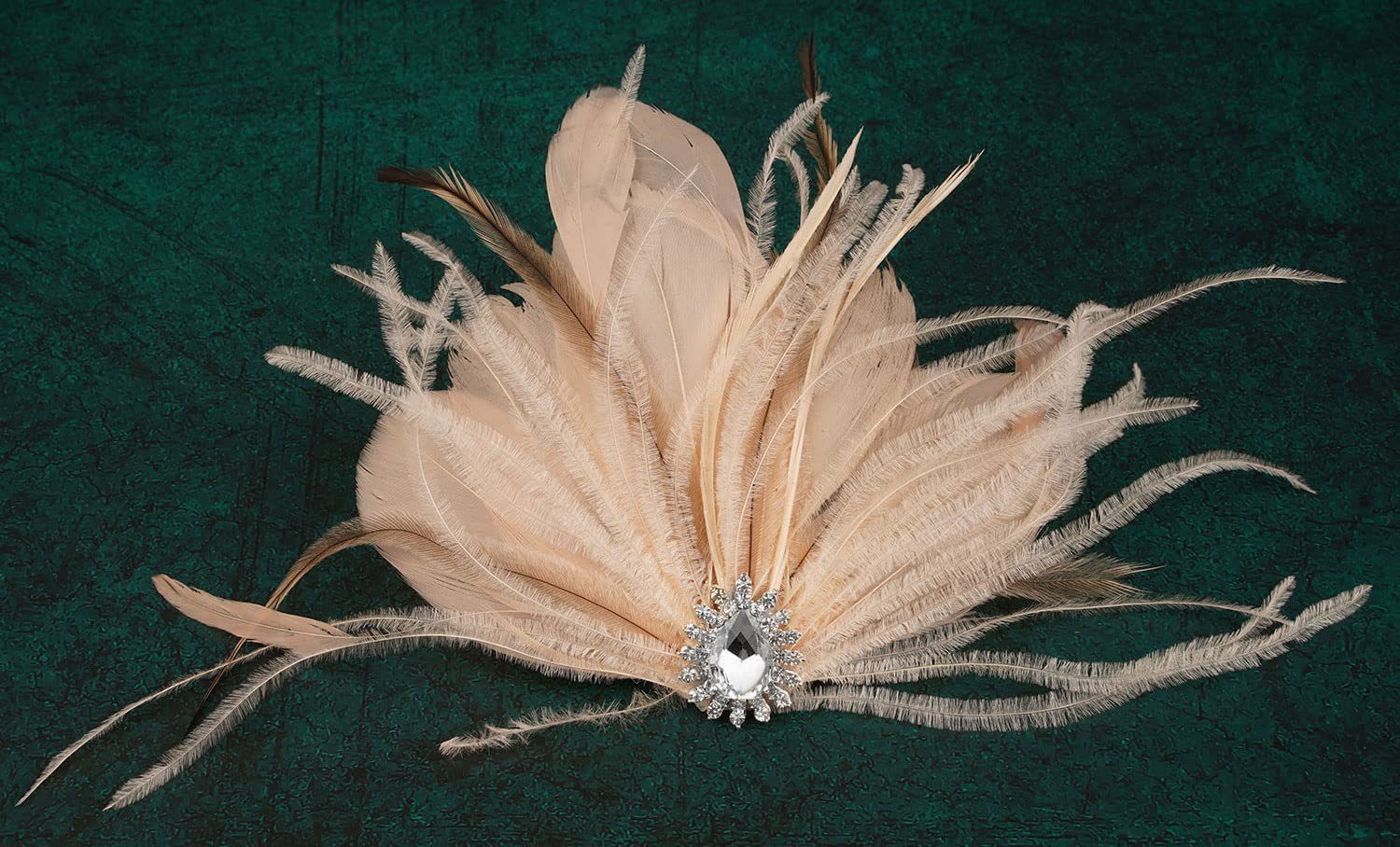 Fascinators 20s Gatsby Flapper Acessories Art Deco Party Accessory 6155 Amazon.com: BABEYOND Art Deco 1920s Flapper Headpiece  main image 2