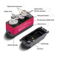 Servomoteur numérique Dsservo 24V DS51160, couple de 160 kg, étanche IP67, haute performance RC pour voiture FXB