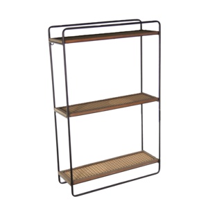 household items Natural Wooden Wall Mounted Shelf Rack Storage Racks Shelving Units