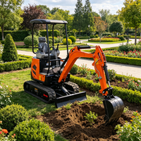Mini-excavatrice sur chenilles 1,5T 1,8T 2T 2,5T 3T – Vente directe usine pour construction, agriculture, jardinage – Garantie