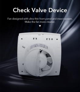 Hon & Guan fabricante pequeño volumen <span class=keywords><strong>4</strong></span> pulgadas ventilador de flujo axial baño techo cocina en línea aire de escape ventilador axial OEM/ODM - Product Image 5