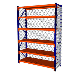מחסן מורט מזרן מערכת אחסון מדף התעשייה כבד ואן מדפי מדף כבד החובה רשת לוח 1100 1200 1300 1400 KG - Product Image 1