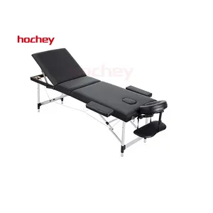 Hochey热卖便携式可折叠纹身美容按摩床高品质spa艾灸床按摩床