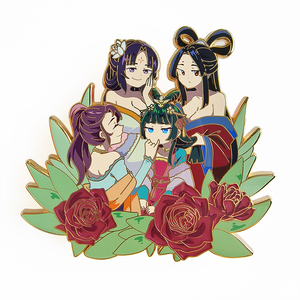 Trung Quốc splendicraft tùy chỉnh Anime letterpress in mạ vàng kim loại ngọc trai cứng men cho - Product Image 1