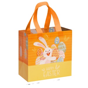Portable Custom Medium Foldable Polyester Tote <b>Bag</b> <b>Easter</b> Treat for Candy Food Gift Packaging - Product Image 1