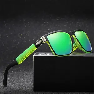 Fashion UV400 Polarized Sunglasses Unisex High Quality Vintage Luxury Brand Design Mirror Shade Sun Glasses with Metal Hinge