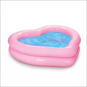 Piscina inflable de Pvc con forma de corazón Rosa B02 para mujeres que juegan con agua en el jardín <span class=keywords><strong>cuando</strong></span> se acerca el verano - Product Image 4