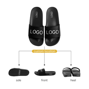 Sandalias de <span class=keywords><strong>PVC</strong></span> con Suela Antideslizante para Hombre, Precio de Fábrica, MOQ Bajo, Logotipo Personalizado, Ligeras, de Verano, Nueva Tendencia - Product Image 2