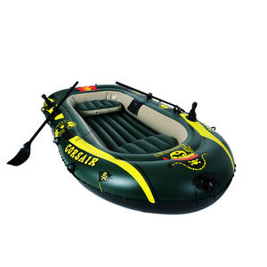 Kayak inflable para 4 personas, 4m+, PVC 98 Silk, bote de pesca con remos para lagos y ríos - Product Image 5