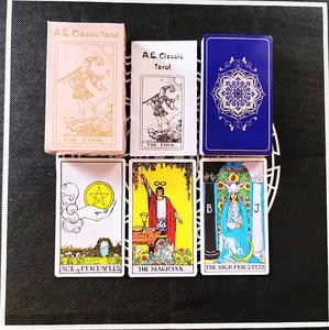 Cartas de <span class=keywords><strong>Tarot</strong></span> personalizadas, baraja de cartas de <span class=keywords><strong>Tarot</strong></span> de papel duradera clásica reciclable ecológica - Product Image 2