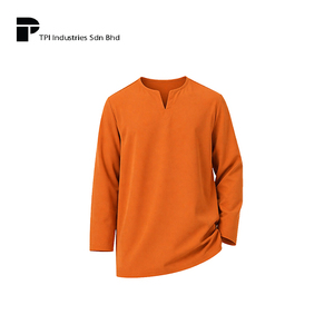 Chemise ethnique traditionnelle pour homme fabriquée en Malaisie, coupe ajustée, décontractée, à manches courtes, fournisseur OEM, style moderne pour homme - Product Image 6