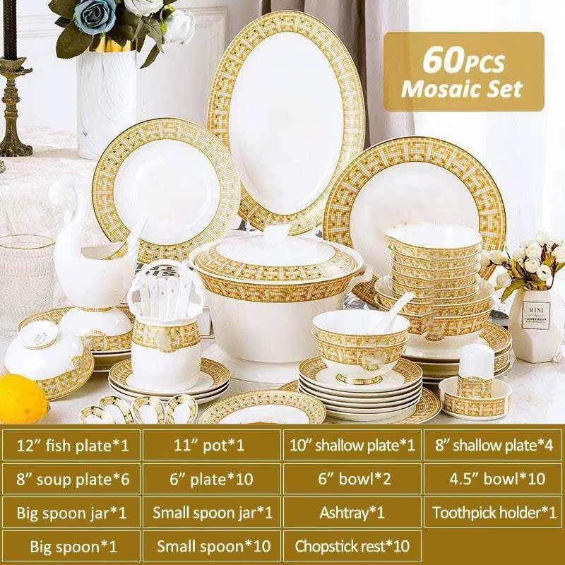 Gold 60pcs
