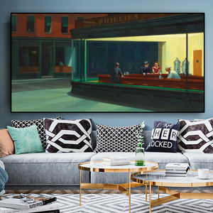 Póster de Edward Hopper para decoración de la sala de estar, imágenes impresas pop, arte de la calle, lienzo para decoración del hogar - Product Image 2