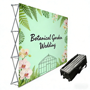 Support de bannière personnalisé pour salon professionnel et événements, mur de fond pour stand d'exposition, promotion portable - Product Image 3