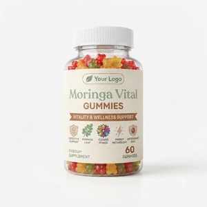 Gummies Moringa Vital Personnalisées Véganes Sans Colorants Artificiels OEM Marque Privée Saveurs Assorties avec Exclusivité - Product Image 1
