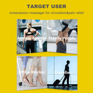 Masseur intelligent électrique pour les pieds et les jambes à compression d'air, thérapie par ondes 360°, sacs d'air, contrôle de la minuterie, haute qualité - Product Image 2