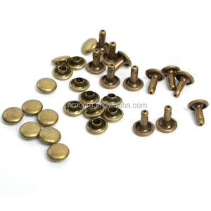<span class=keywords><strong>Rivet</strong></span> à double capuchon en laiton antique de 8 mm en gros <span class=keywords><strong>pour</strong></span> sac à main - Product Image 5