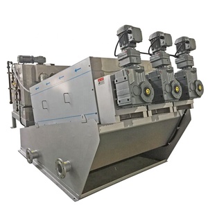 Flocculant dewatering <span class=keywords><strong>MDS</strong></span> đa đĩa Vít Máy ép cho xử lý nước thải - Product Image 4