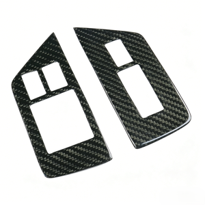 Interior Carbon Fiber <b>Window</b> Control Switch Panel Trim for Nissan GT-R R35 2008-2016 Left Side Upgrade - Product Image 1