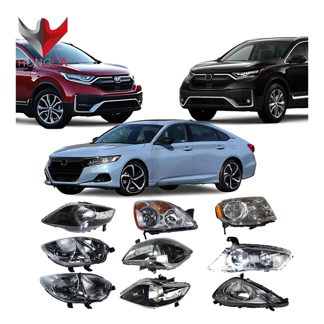 High Quality Japanese Car Lamp Parts Halogen Xenon Headlights for Honda Civic Accord CRV Odyssey Fit City Jazz HRV Vezel
