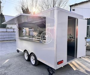 Camion de nourriture mobile commercial à vendre Pizza Burger Crème glacée Café Remorque alimentaire - Product Image 6