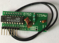 CZS7 4ch ASK Carte récepteur On Off 315Mhz 433Mhz AM/FM On Off Module RX, commutateur sans fil à distance à entrée sans clé TX et module RX