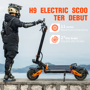 สกู๊ตเตอร์ FREEBOY H9 มอเตอร์คู่ทรงพลัง สำหรับขับขี่ออฟโรด ยางใหญ่ 11 นิ้ว สำหรับผู้ใหญ่ คลังสินค้า US EU จัดส่งเร็ว พับเก็บได้ Escooter H9 Dual M - Product Image 1