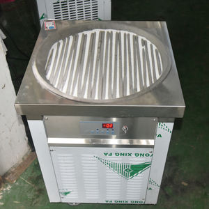 จัดส่งฟรีไปยังสหรัฐอเมริกา เครื่องทำไอศกรีมม้วนแบบกระทะกลมขนาด 55 ซม. / เครื่องทำไอศกรีมม้วน<span class=keywords><strong>ไทย</strong></span> / เครื่องทำไอศกรีมผัด - Product Image 5