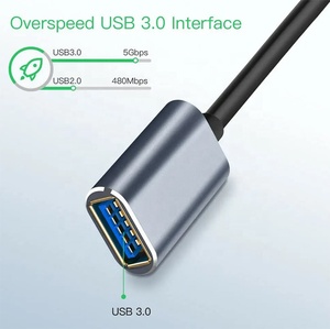 Trasferimento dati ad alta velocità cavo di prolunga 3.0 USB placcato in oro 3.0 2.0 maschio femmina cavo di tipo C tastiera SSD TV Extender cavo dati - Product Image 4