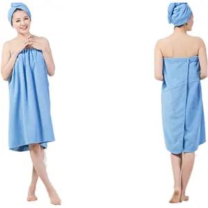 Toalla de Baño Absorbente de Microfibra <span class=keywords><strong>para</strong></span> Mujer, Envoltura Corporal <span class=keywords><strong>para</strong></span> Spa y Ducha - Product Image 1