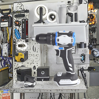 Perceuse électrique sans fil mini 21V avec batterie au lithium, mandrin en fer de 10 mm, ensemble de perceuse à percussion, OEM direct usine