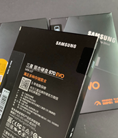 SSD 870 EVO 1TB SATA III Kecepatan Tinggi 2.5 Inch 7mm Penyimpanan Internal untuk Desktop Laptop Daya Tahan Kelas Enterprise TLC NAND