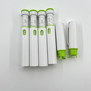 Pluma de Inyección de Plástico Desechable con Tapa y Tapón de Goma, Diseño de Logotipo Personalizado para Aplicaciones de Empaquetado OEM - Product Image 2