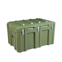 Boîte de largage aérien d'urgence rotomoulée 900 * 600 * 500(100+400) mm |   Étui pour équipement de survie |   Boîte à outils en plastique grande capacité