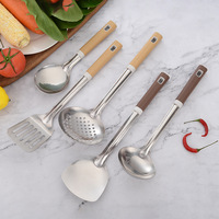 Spatule commerciale en acier inoxydable bon marché cuillère à pâtes outil de cuisine Gadget ustensiles de cuisine uniques