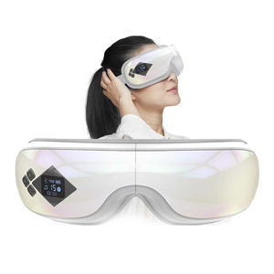 Xách tay LCD không dây thông minh áp suất không khí Iris massage mắt màu xanh răng âm nhạc 4D rung nước nóng điện Eye Massager - Product Image 3