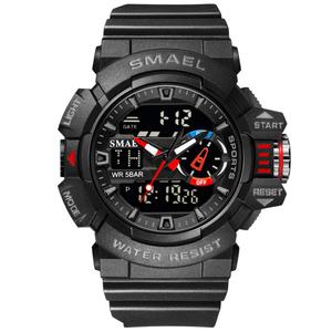 Reloj Digital Analógico SMAEL 8043 Deportivo Resistente al Agua para Hombre, Reloj de Pulsera de Cuarzo - Product Image 2