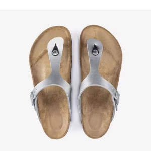 Birkenstocks véritable peau de vache en cuir à semelle souple diapositives pantoufles santé chaussures de plage pour femmes/hommes bas <span class=keywords><strong>prix</strong></span> été vêtements de plage - Product Image 3