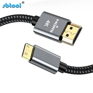 Gold-Plated Mini HDMI To HDMI Cable 1.5M 4K 60Hz Mini Hdmi To Standard Hd Cable