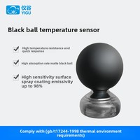 Dry-Bulb Sensor suhu bola hitam, bola hitam Sensor temperatur bola hitam termometer industri terintegrasi Wbgt peralatan Monitor stres panas