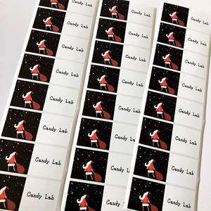 2020 étiquette estampillée noire de taille personnalisée carton papier offset panneau duplex facture inférieure avec large gamme d'applications, y compris étui - Product Image 1